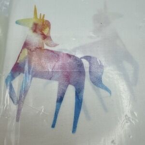Pottery Barn Kids X West Elm Watercolor Unicorn Standard‎ Pillowcase Extra Teen